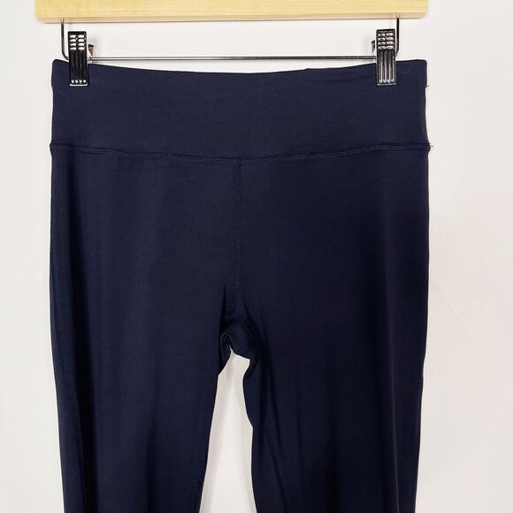 Sweaty Betty Small S Navy Blue All Day Ruched Hem 7/8 Length Leggings Workout - Picture 3 of 11